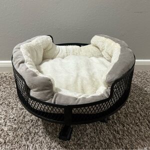 Cozy Pet Bed with Metal Frame